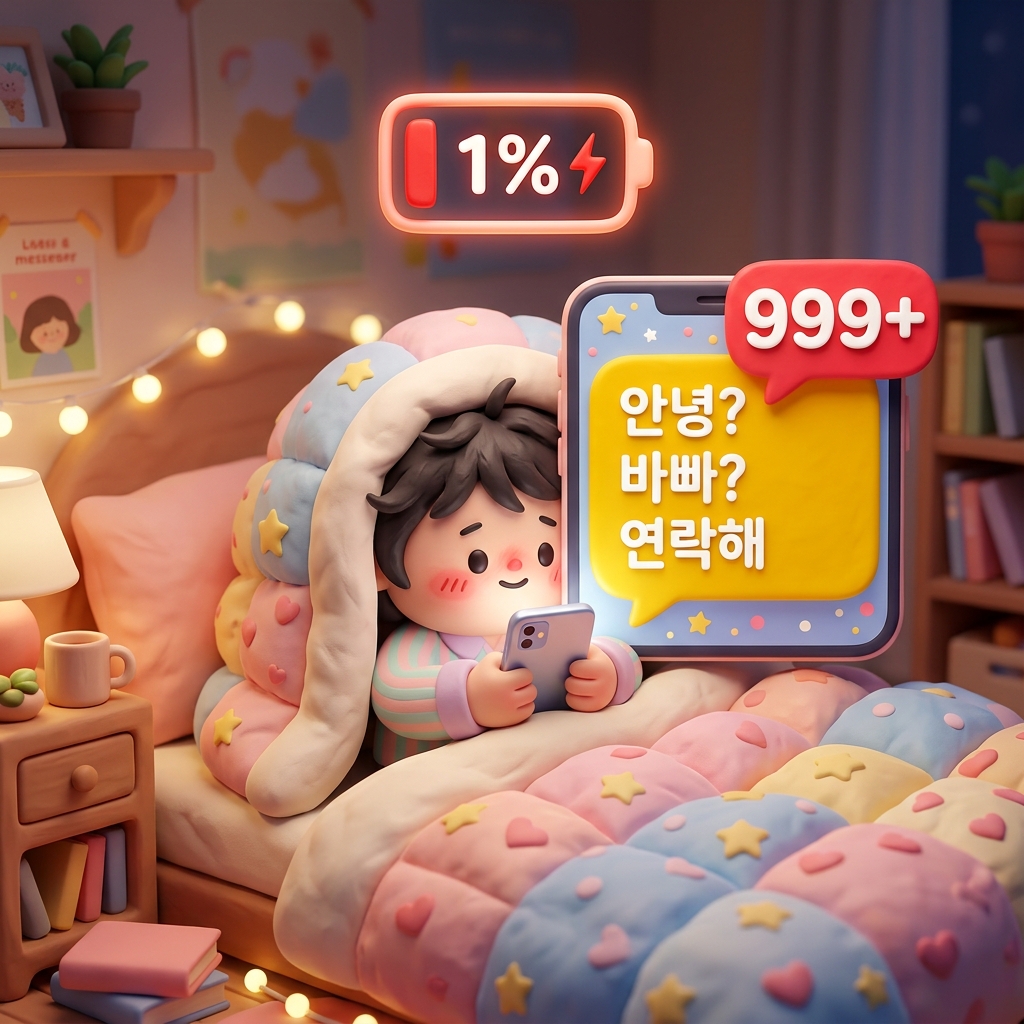 카톡 답장 패턴으로 보는 인간관계 & 사회성 배터리 테스트